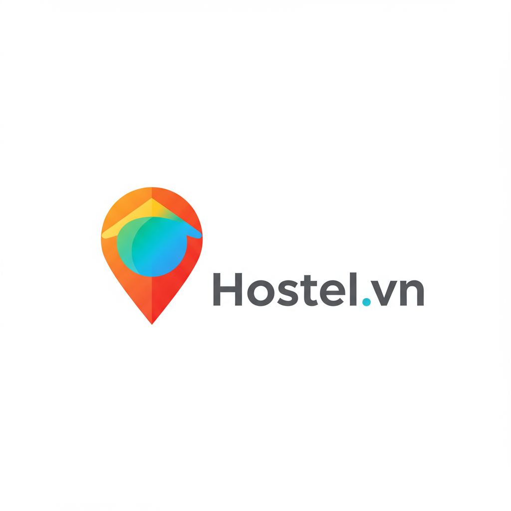 Không gian co-working hiện đại, yên tĩnh bên trong một hostel tại Đà Nẵng.
